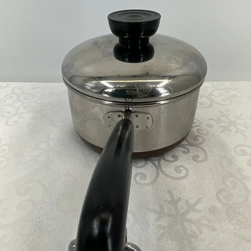 Vintage‎ Revere Ware 1-Quart Stainless Steel Saucepan